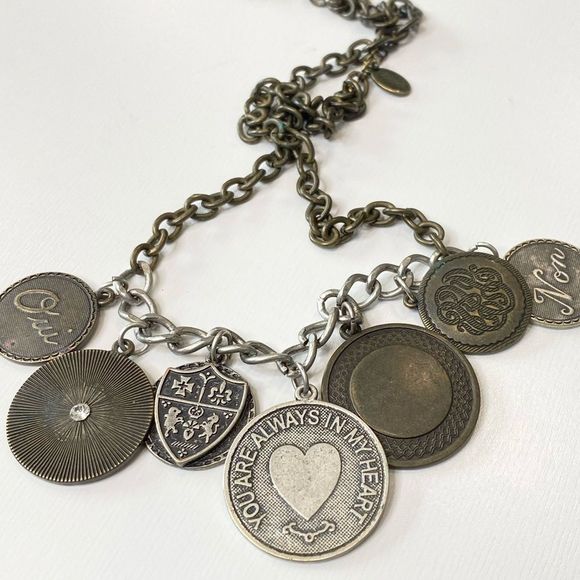 American eagle outfitters AEO coin charm necklace